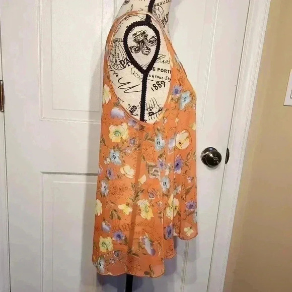 NWT AMBIANCE sheer blouse, size xl - Picture 3 of 8